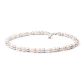 Colier perle naturale multicolore si argint DiAmanti 202-45-G